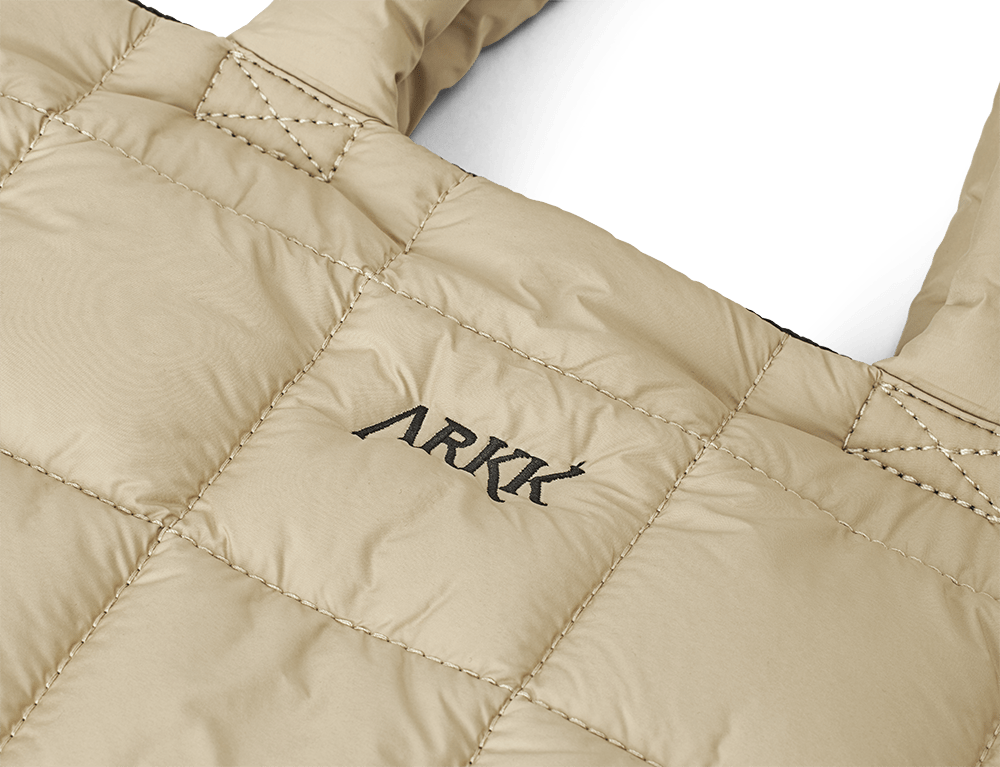 ARKK Accessories ARKK Padded Shopper | Light Desert Black Shopper